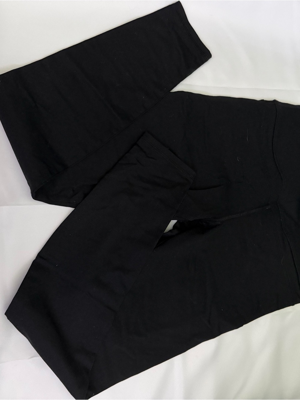Forever 21 Black Wide-Leg High-Rise Leggings